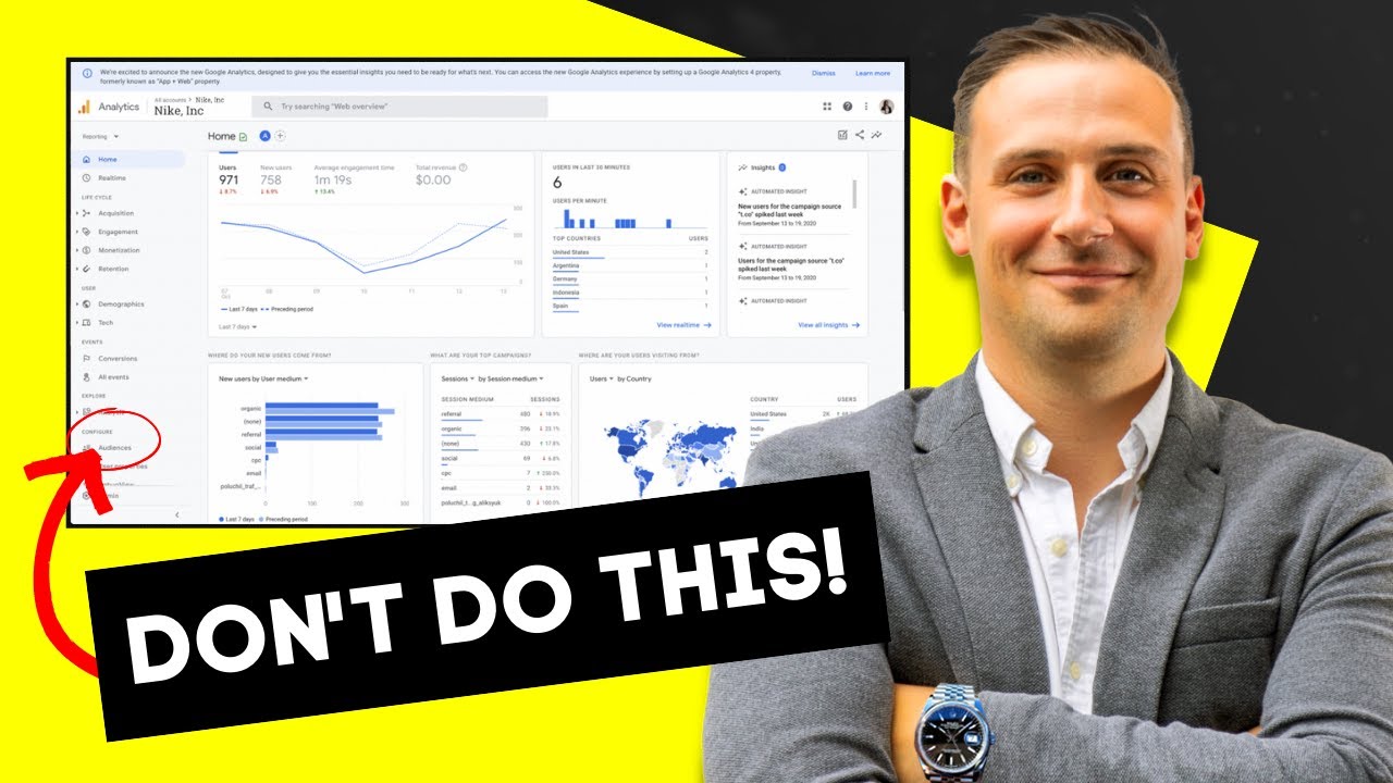 The RIGHT Way To Set Up Google Analytics 4 - YouTube