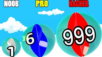 NOOB vs PRO vs HACKER in Marble Run 3D