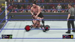 WWE 2K19 Samoa Joe vs Daniel Bryan