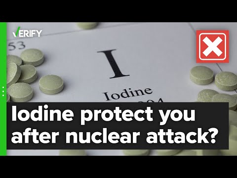 No, iodine pills won’t protect you from most radiation effects in a nuclear attack