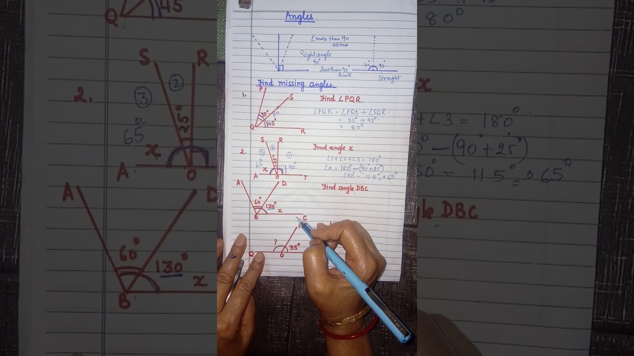 Find missing angles.. - YouTube