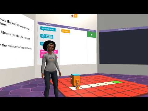 Virtual Coder  - Amazon Sumerian AR/VR Challenge