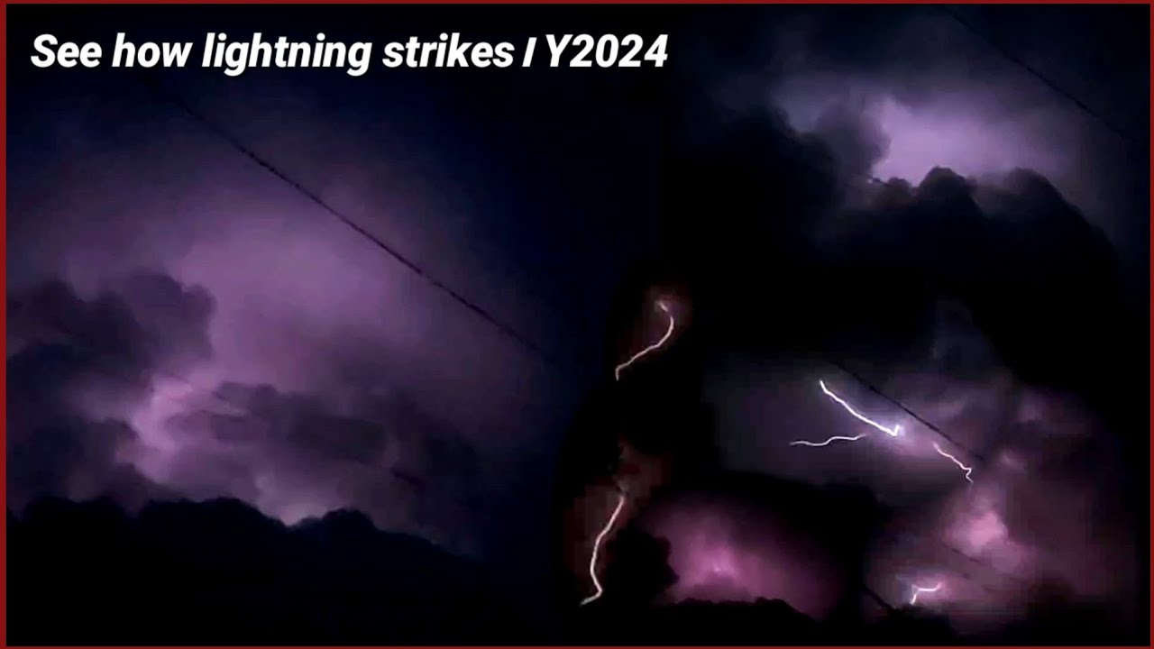 Lightning is raining। বজ্রপাত বৃষ্টি হচ্ছে।19 April Y2024 - YouTube