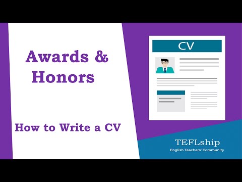 15--awards-and-honors---how-to-write-a-cv