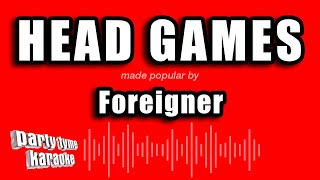 Foreigner - Head Games Karaoke Version