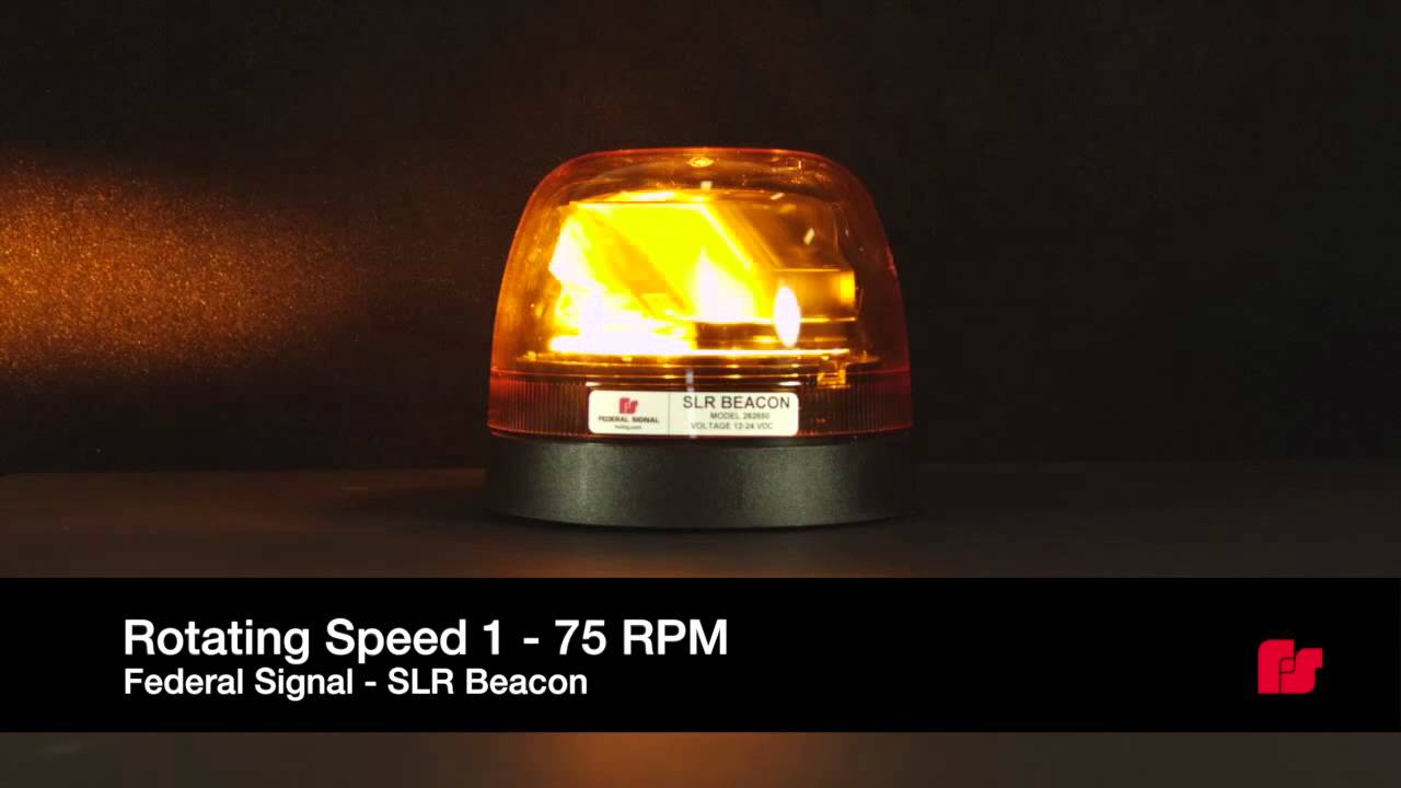 Federal Signal SLR LED Beacon Flash Patterns YouTube