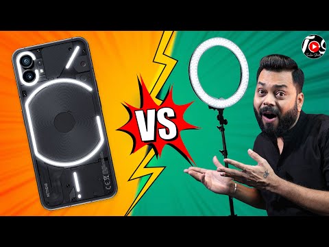 Nothing Phone (1) Glyph Light Vs Ring Light - TESTED😮⚡️#TrakinShorts #Shorts