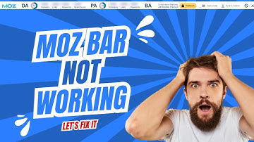Why My Moz Bar Isn