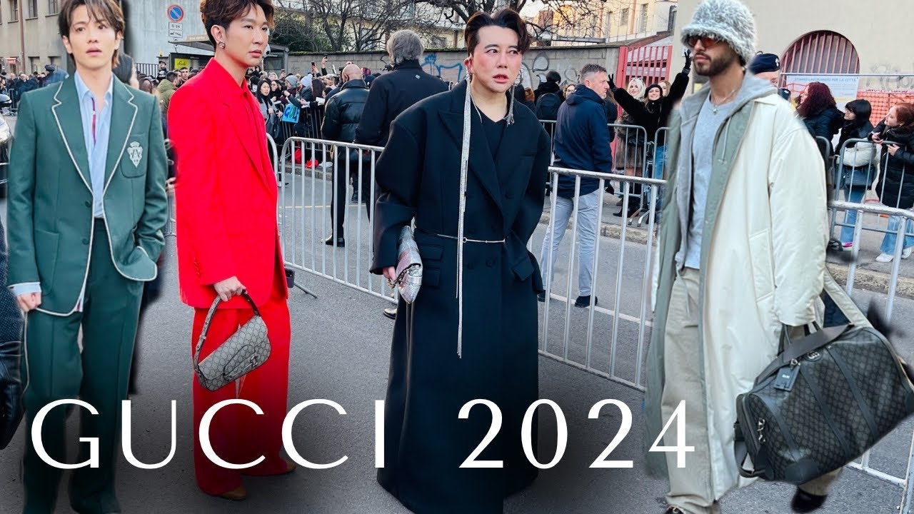 GUCCI MENSWEAR FALL-WINTER 2024 | MILAN FASHION WEEK