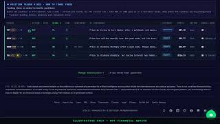 STS Tutorial 5 — The Position Tab: Longer-Term Holds