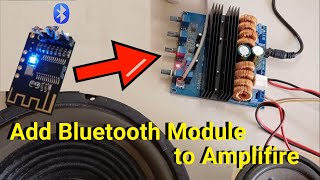 How to Add Bluetooth Module MH-M18 to Stereo Amplifier