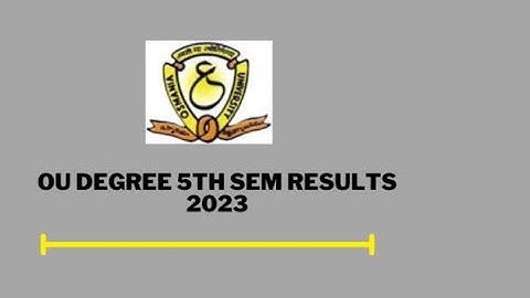 Osmania University 5th sem result #osmaniauniversity #5thsem #ou_students ...