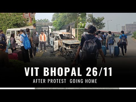 VIT Bhopal University 26/11 After protest - YouTube