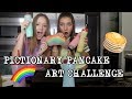 Pictionary pancake art challenge || Riley Lewis