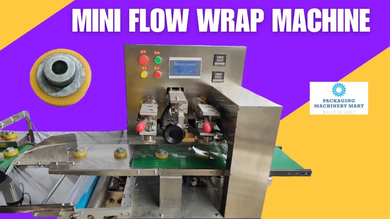 Mini Flow Wrap Machine- Intermittent Motion - YouTube
