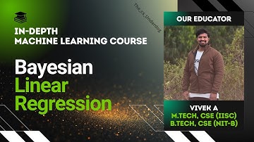 Bayesian Linear Regression | Machine Learning Lecture 53 | The cs Underdog