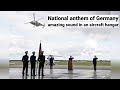 Hubschrauber, Nationalhymne und Ausmarsch Ehrenformation: Fantastischer Sound im Flugzeughangar