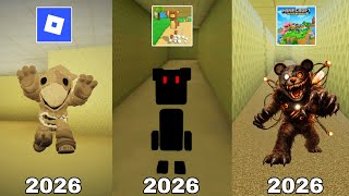 Super Bear Adventure Vs  Minecraft Vs Roblox New map Backrooms Best 2026 Gameplay