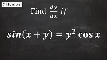IMPLICIT DIFFERENTIATION (Worked Example)