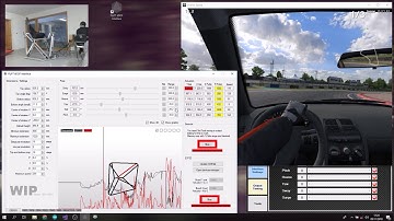 6DOF by FlyPT - Hexapod Motion Simulator - Interface test