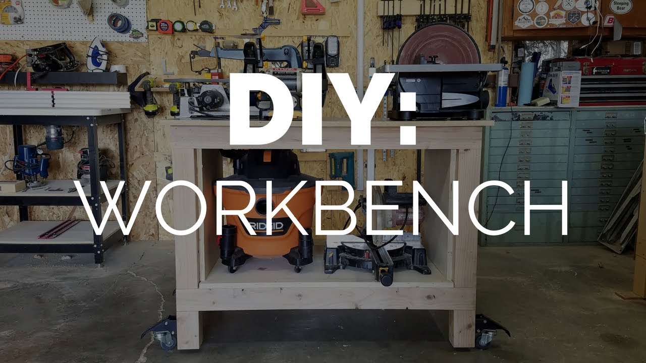 DIY Workbench - Easy Woodworking for Beginners - YouTube