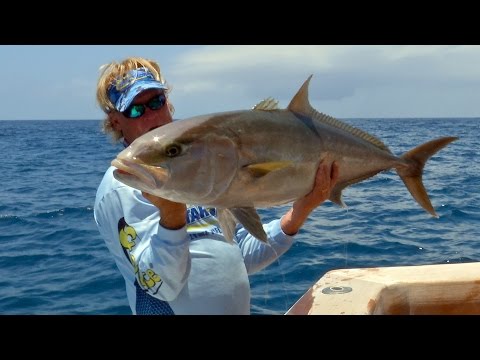 Deep Sea Fishing for Monster Fish - Grouper Snapper and Amberjack