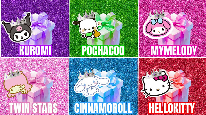 Which Cute Sanrio Gift Box Would You Pick 🎁 Kuromi, Pochacoo, My Melody, Cinnamoroll & Many more 🌈
