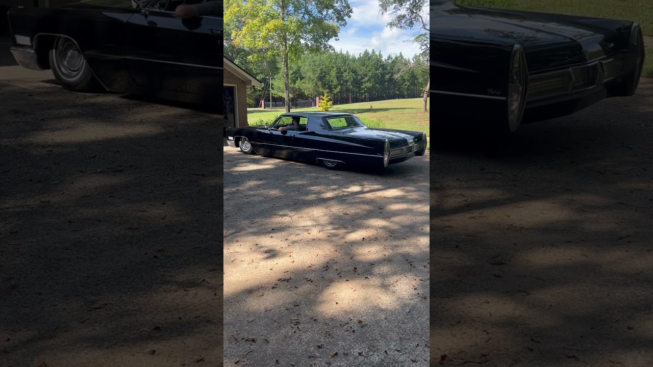 Air ride dropping 67 Caddy. 