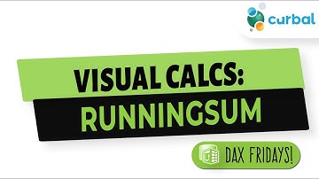 DAX Fridays #225: RUNNINGSUM | Visual calculation functions