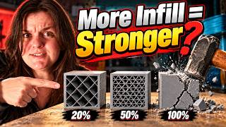 20% vs 50% vs 100% Infill: Which 3D Print Is Strongest