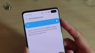 Samsung Galaxy S10 / S10+: How to Enable / Disable Download Booster screenshot 2