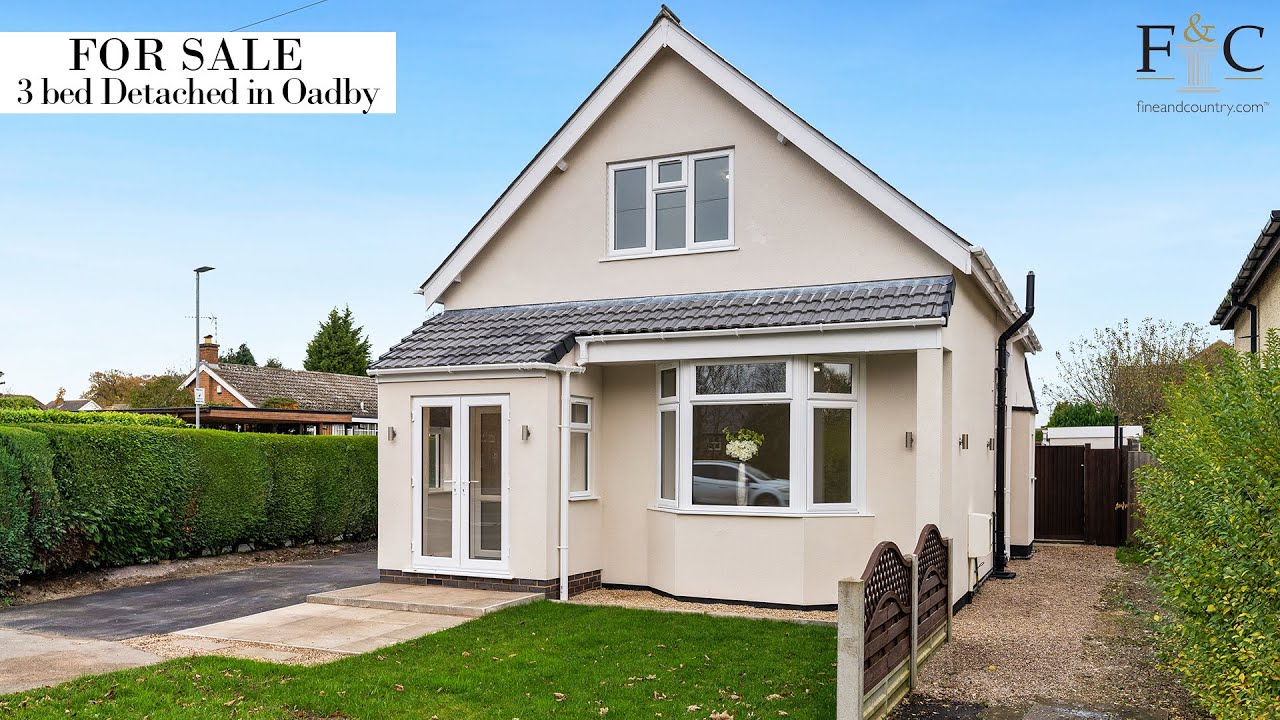 Three Bedroom Detached Property FOR SALE In Oadby, LE2 Fine & Country Leicestershire YouTube