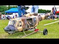 HUGE RC BELL UH-1D / SCALE MODE ELECTRIC HELICOPTER / FLIGHT DEMONSTRATION !!!