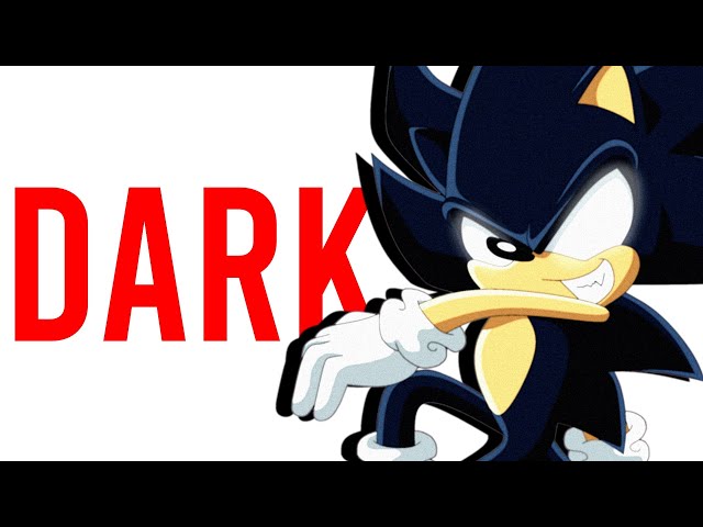 Dark Sonic is my favourite character! #sonicspriteanimation #sonictheh