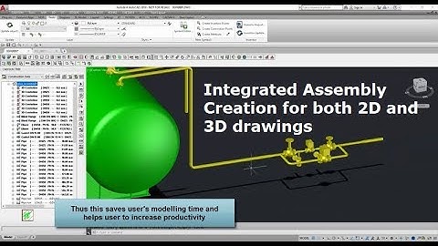 Integrated Assembly Creation in P&IDs and 3D Models with CADISON® Extensible Construction Set