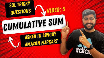 Cumulative Sum Simplified: Solve this SQL interview question asked in top product companies