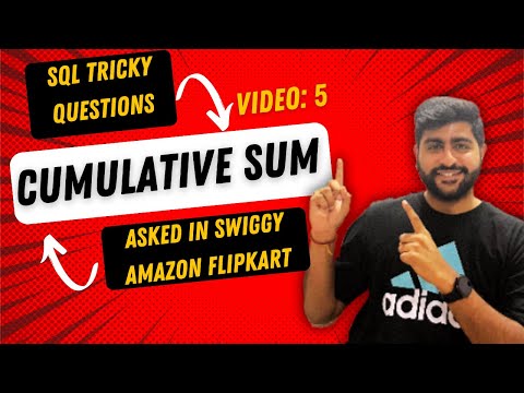 Cumulative Sum Simplified: Solve this SQL interview question asked in top product companies