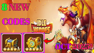 ⚡NEW 💫 IDLE HEROES REDEEM CODES‎ OCT 2025!|IDLE HEROES CODES | IDLE‎HEROES CODES - HOW TO REDEEM 