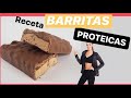 🔝💪 BARRAS DE PROTEINA caseras /(SOLO 5 ingredientes) Sin horno.