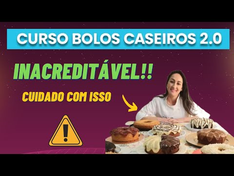 Curso bolos caseiros Marrara. Bolos caseiros 2.0 Marrara Bortoloti. Bolos caseiros Marrara Bortoloti