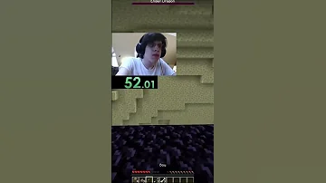 أسرع شخص يختم ماين كرافت Minecraft 