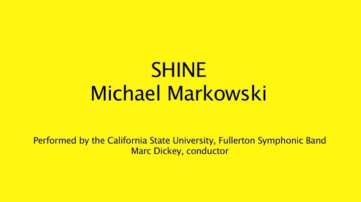 "Shine" by Michael Markowski