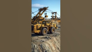 Giants of the Quarry! 🚜 A Glimpse of Colossal Mining Machinery