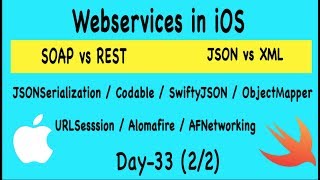 How to communicate with Web Services in iOS - SOAP vs REST / JSON Parsing - Day 33 (2/2)
