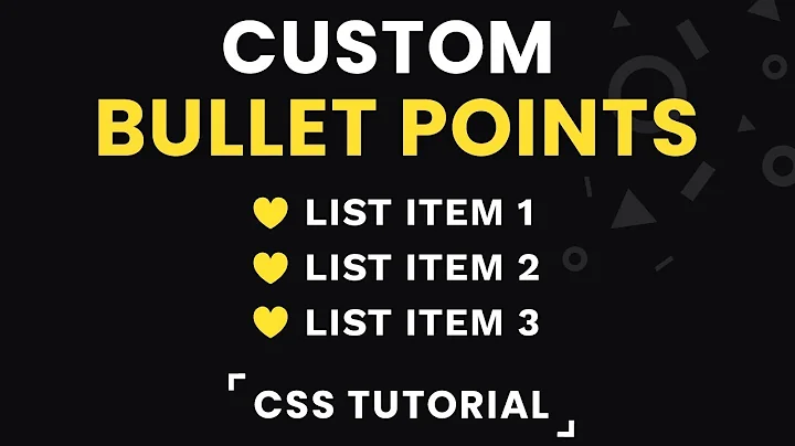 Custom Bullet Points CSS | Replacing Default Bullets With Unicode Characters | CSS Tutorial