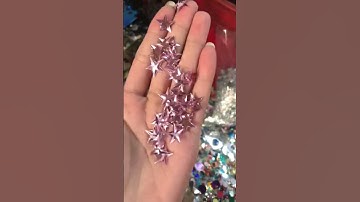 16mm Curved Star Sequin Punching | Finished Sequin Display