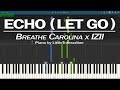 Breathe Carolina x IZII - ECHO (LET GO) Piano Cover / Synthesia Tutorial by LittleTranscriber