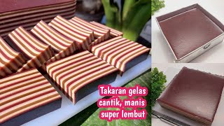 SAYA SERING MENGULANGI RESEP INI KARNA PAKAI TAKARAN GELAS // LAPIS TEPUNG TERIGU WANGI SUPER LEMBUT