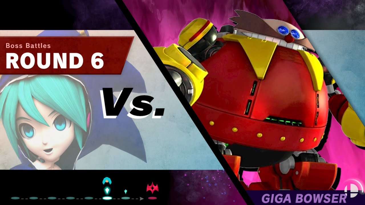 Miku Sonic (Captain Falcon) vs SSBU Boss Battles 9.9 Difficulty Quickie -By Fri3Z [CRASH]