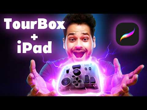 INSANE Game Changer For Procreate Artists! TourBox Elite Plus + iPad